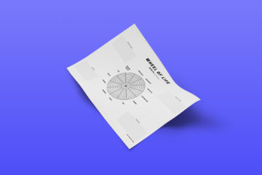 Wheel of Life Mockup Template
