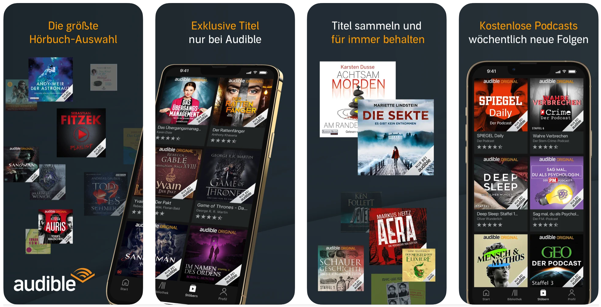 Audible Hoerbuch App Audiobook
