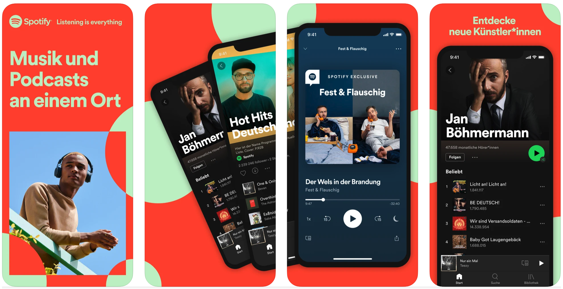 Spotify Huerbuecher App Audiobooks